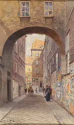 Die Bäckerstraße in Wien