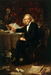 Porträt von Theodor Mommsen 1817-1903, 1881