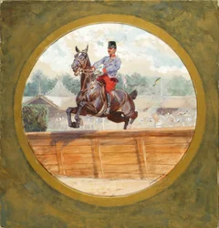 Offiziers-Hürdenrennen in der Freudenau in Wien