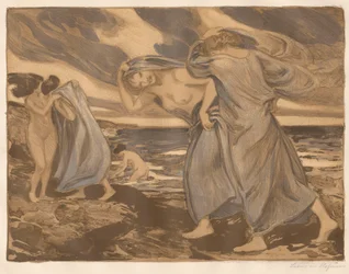 Mädchen am Meer