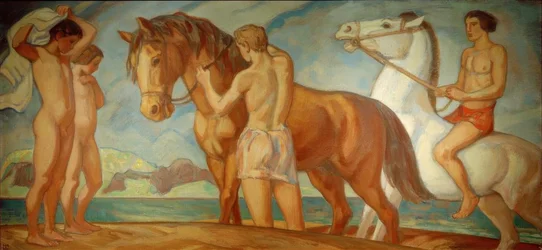 Reiter am Meer