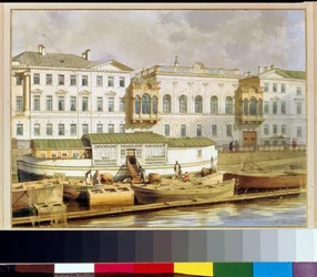 Der Schuwalow-Palast am Fluss Fontanka, Sankt Petersburg