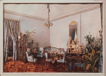 Der Zeichensaal im Haus von Varvara Obreskova