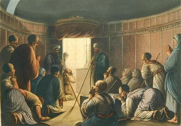 Eingang zur Kapelle des Heiligen Grabes, aus 