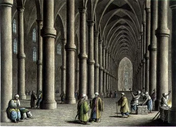 Die Kathedrale von Tortosa, veröffentlicht von William Watts