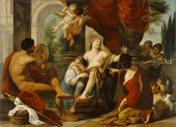 Herkules und Omphale, ca. 1700-10