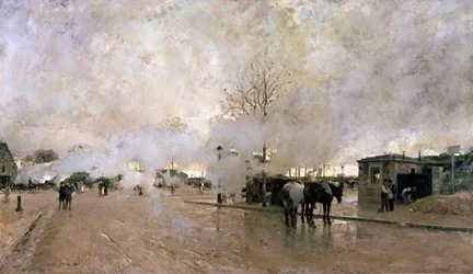 Rauch auf der Pariser Ringbahn, 1885