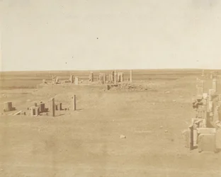Veduta generale di Persepolis presa dalla Montagna, 1858