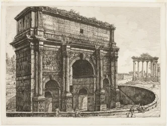 Der Bogen des Septimius Severus