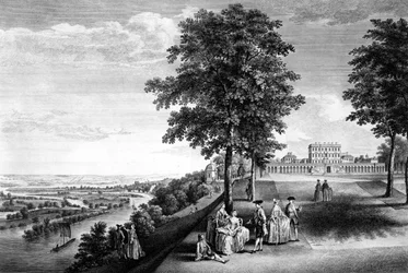 Eine Ansicht von Cliveden in Buckinghamshire, der Sitz des Right Honourable the Earl of Inchiquin, 1759