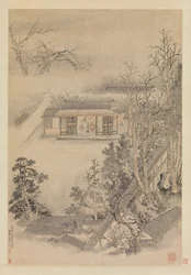 Trinken im Bambusgarten, 1773