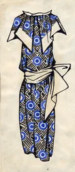 Entwurf für ein Kleid, 1924