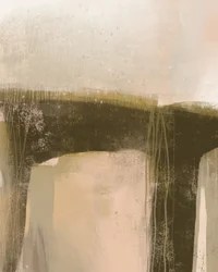 Erdige abstrakte Landschaft