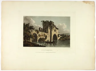 Ponte Nomentano, Tafel siebenundzwanzig aus Ruinen von Rom