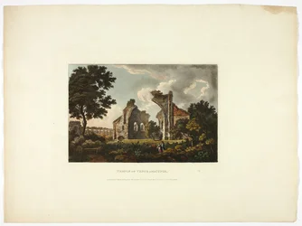 Tempel der Venus und Amor, Tafel zwölf aus den Ruinen von Rom