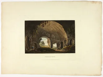 Tempel der Venus, Tafel achtunddreißig aus den Ruinen von Rom