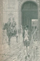 Bonaparte an der Militärschule, Paris, 1784