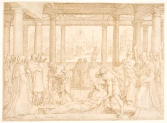 Der heilige Stephanus wird begraben