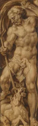 Neptun sticht ein Seepferdchen