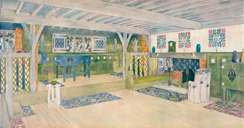 Musikzimmer in einem Haus in Crowborough