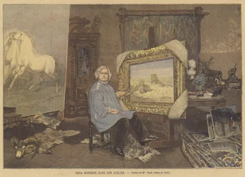 Rosa Bonheur in ihrem Atelier