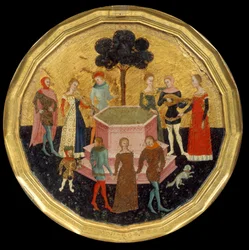 Der Garten der Liebe, ca. 1370
