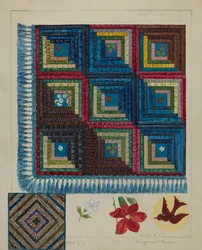 Quilt - Log Cabin Muster