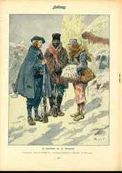 La Baionnette, satirisch in Farben