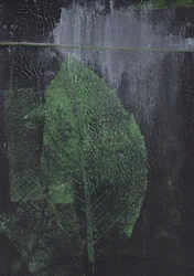 Abstraktes Grünes Blatt
