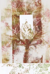 Herbstblatt-Drucke