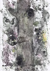 Dunkler abstrakter Baum