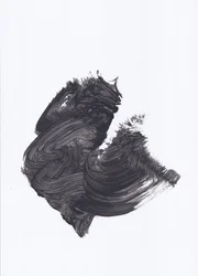 Dynamisches schwarzes Abstrakt