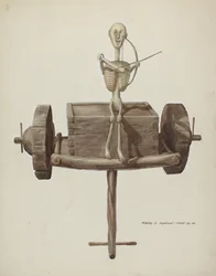 Penitente Todeswagen & Todesfigur