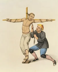 Die Todesstrafe durch die Schnur, Tafel 21 aus 