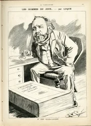 Illustration von Manuel Luque (1854-1919) in La Caricature (1880)
