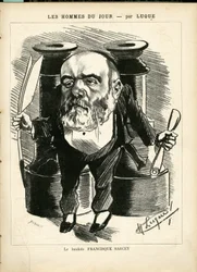 Illustration von Manuel Luque (1854-1919) in La Caricature (1880)