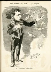 Illustration von Manuel Luque (1854-1919) in La Caricature (1880)