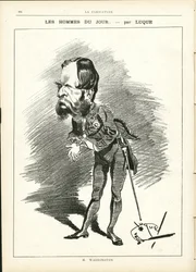 Illustration von Manuel Luque (1854-1919) in La Caricature (1880)