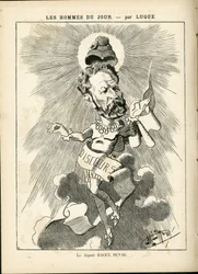 Illustration von Manuel Luque (1854-1919) in La Caricature (1880)