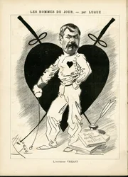 Illustration von Manuel Luque (1854-1919) in La Caricature (1880)