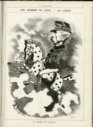 Illustration von Manuel Luque (1854-1919) in La Caricature (1880)