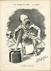 Illustration von Manuel Luque (1854-1919) in La Caricature (1880)
