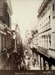 Eine Straße in Ouvidor, Brasilien