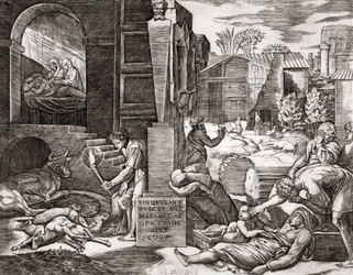 Die Pest (Gravur)