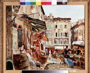 Der Markt auf dem Place de Lenche in Marseille