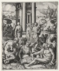 Eine Versammlung von Gelehrten, ca. 1515-1527