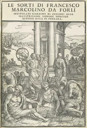 Le Sorti...intitolate giardino di pensieri, Oktober 1540. Schöpfer: Unbekannt, Marco Dente