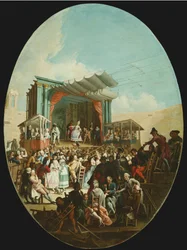 Eine italienische Komödie in Verona, 1772