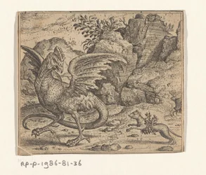 Fabel vom Basilisken und dem Wiesel