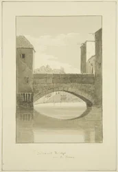Bridewell Brücke über den Frome, Blick nach Norden
